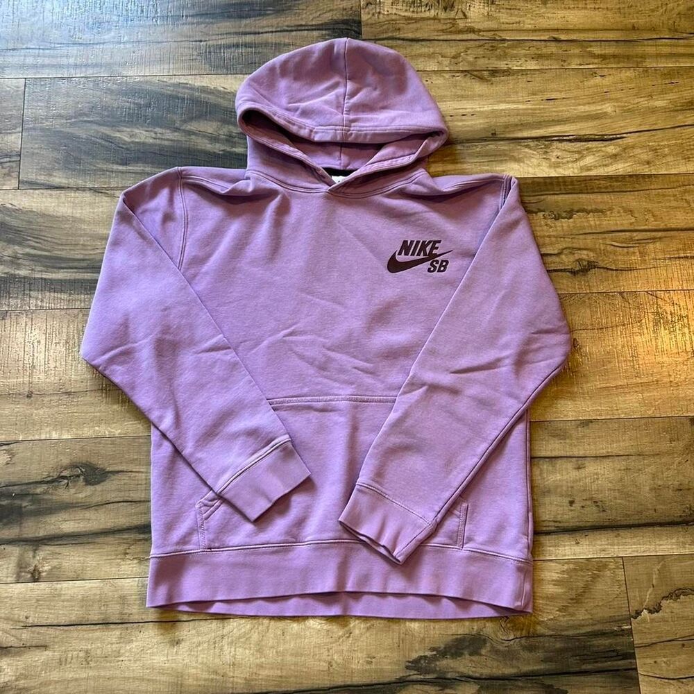 Nike Women's Purple and Pink Sweatshirt